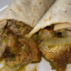 Burrito de Chicharrón Verde