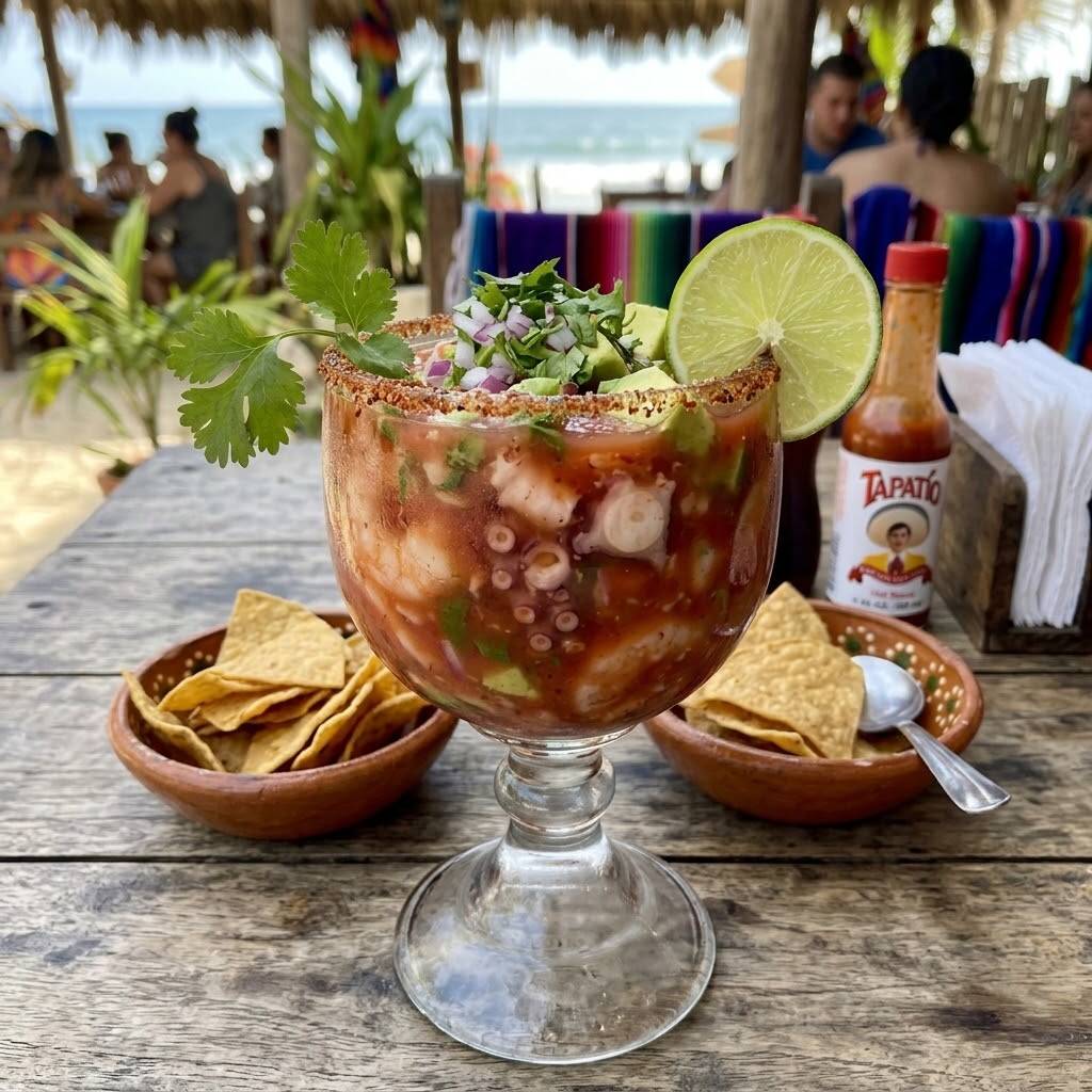 Coctel Camaron y Pulpo Grande