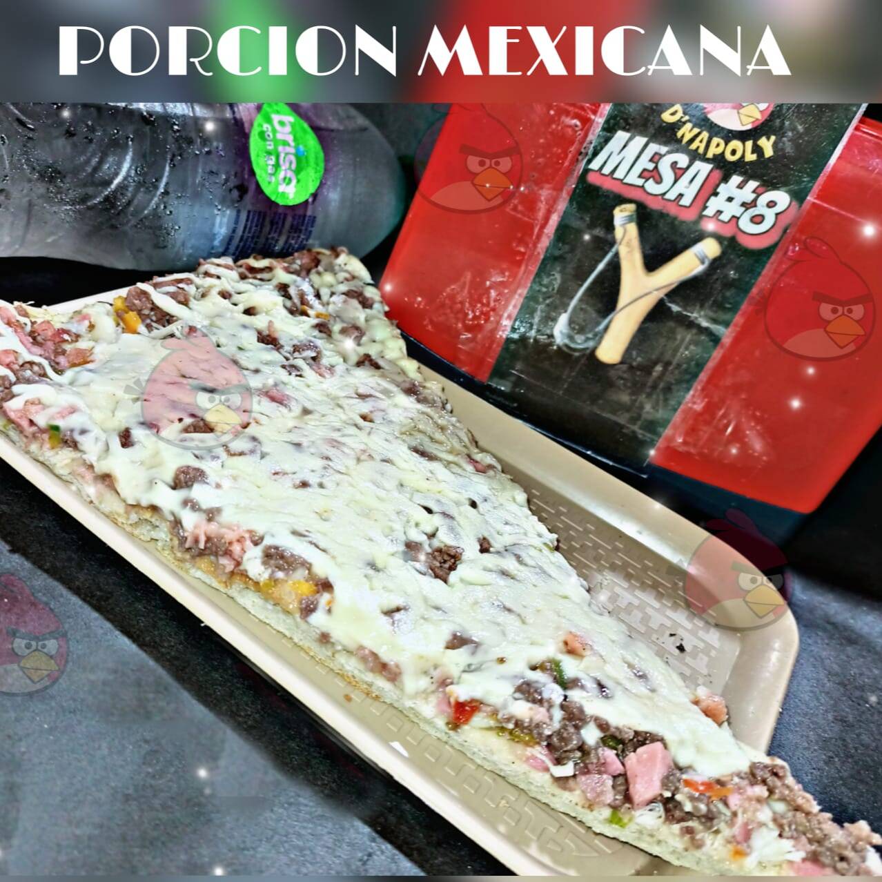 Pizza de 1 Porción Mexicana