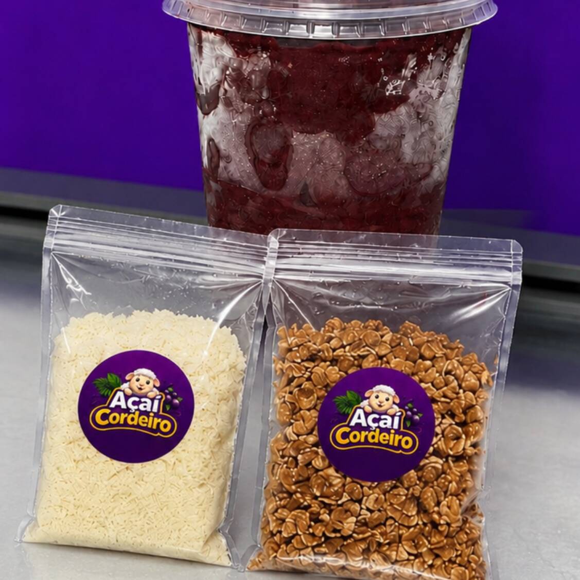 Agora muito mais acessível a qualidade do Açaí de verdade em um pote de 200ml com direito a 1 adicional Grátis da sua escolha.