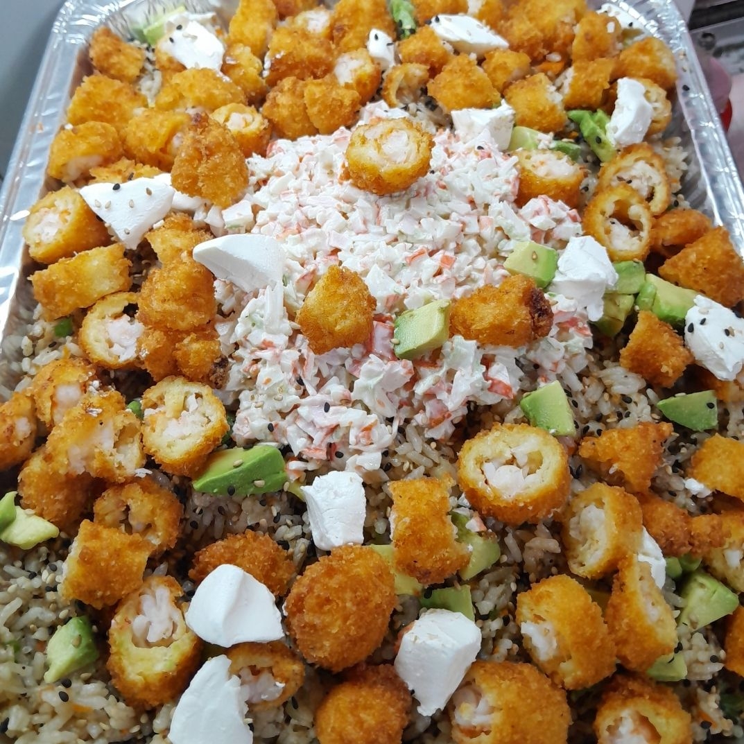 Charola Yakimeshi Volcano Crunchy para