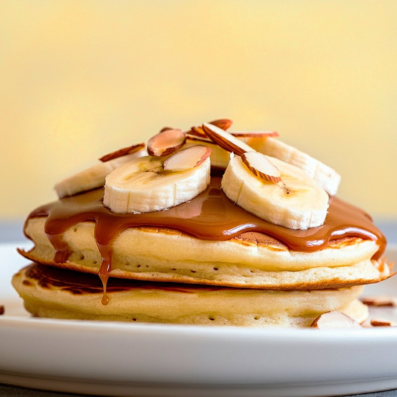 Pancakes de Arequipe y Banano