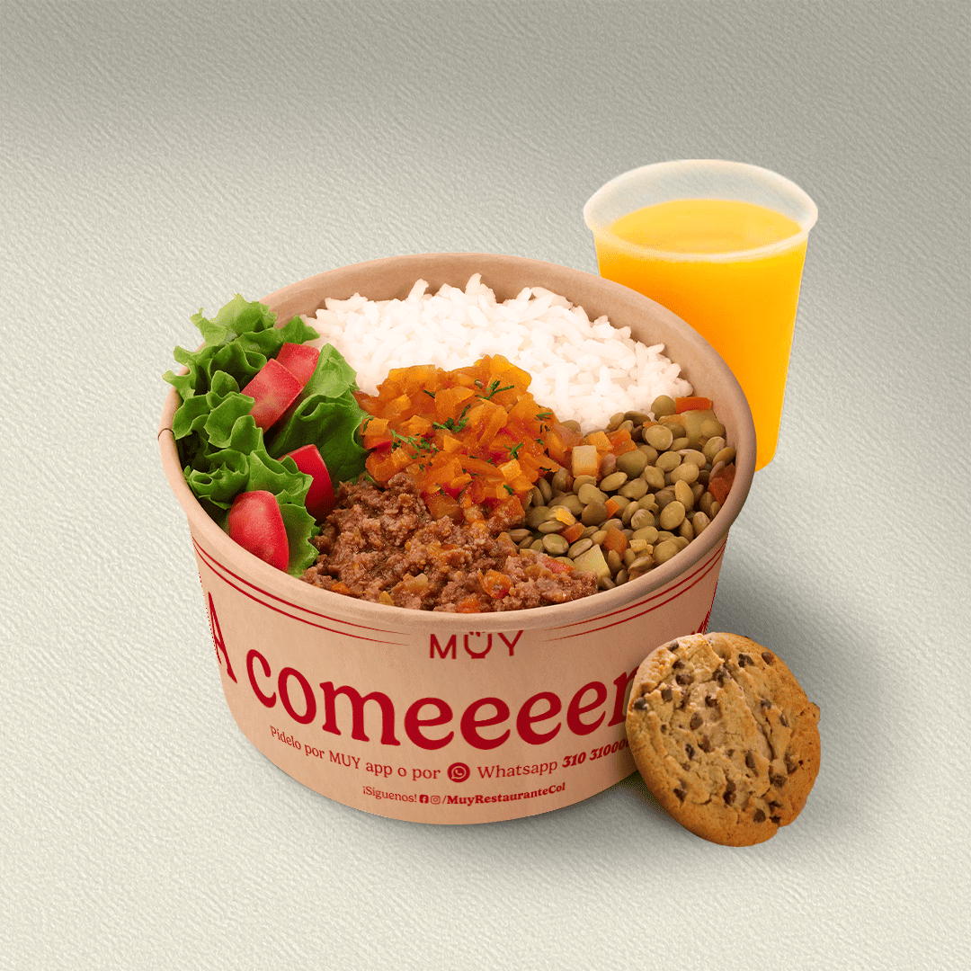 Combo Bowl MUY MUY con bebida y postre