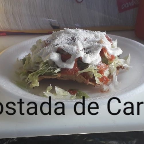 Tostada de Carne Deshebrada