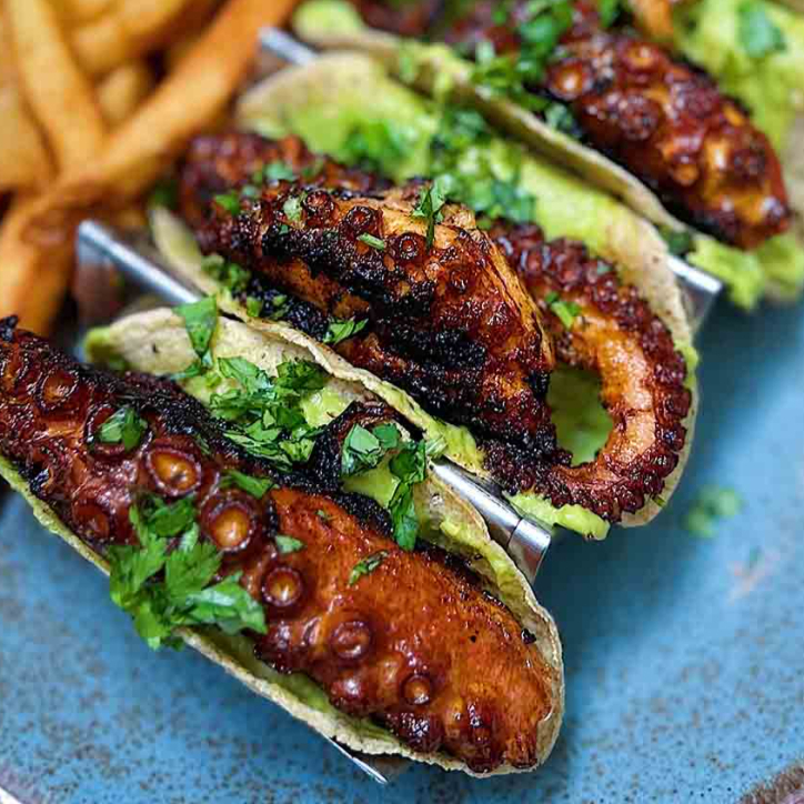 Tacos de Pulpo (3 Pzas.)