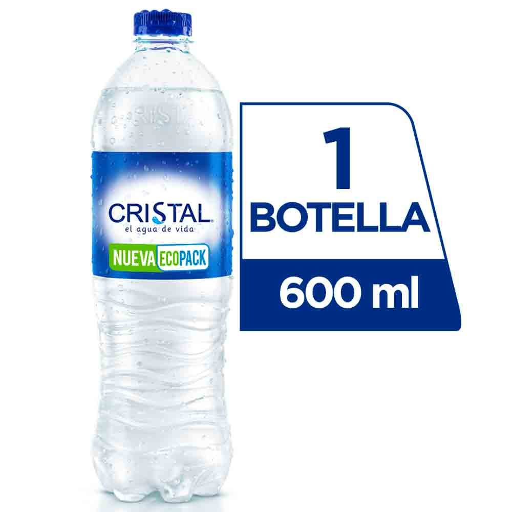 Agua Cristal sin gas 600ml