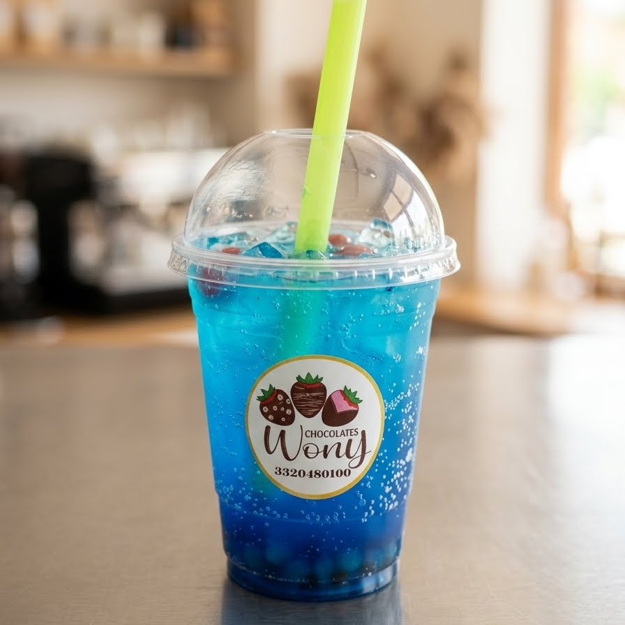 Bebida italiana de Blue berry