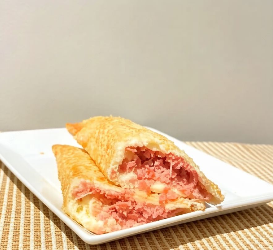 Massa artesanal ELITE, bastante recheio de queijo e presunto