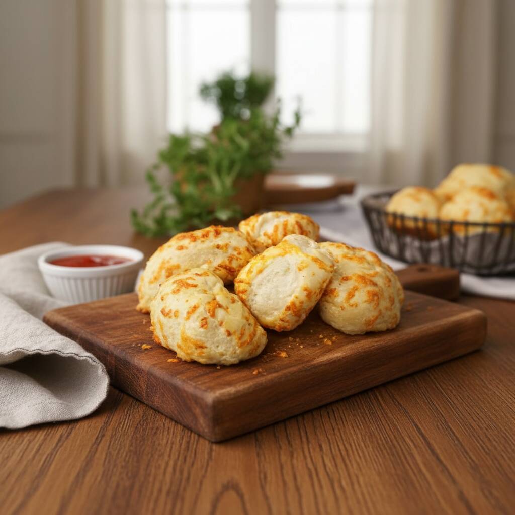 Um pacotinho com 5 unidades do nosso irresistível pão de provolone.
