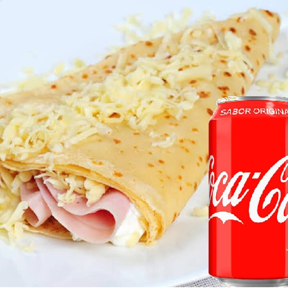 ¡Arma Tu Crepa Salada + Refresco!