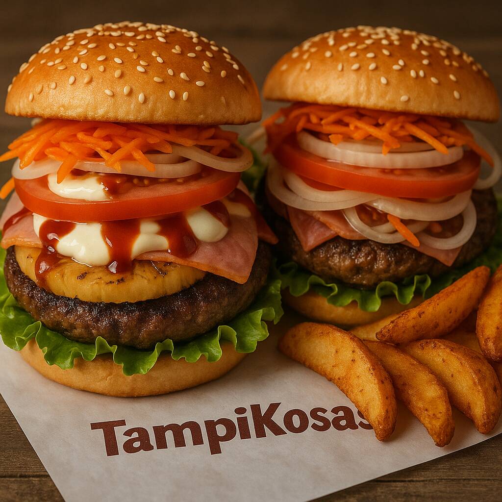 Duo Hamburguesas Hawaianas