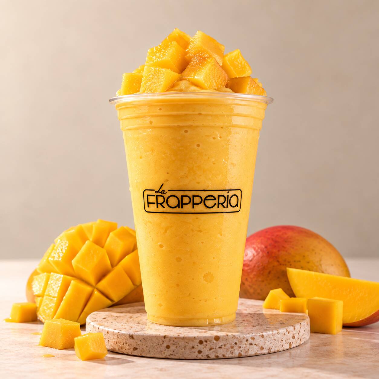 Frapé Fresh Mango 16 Oz (Opción Sin Azúcar)