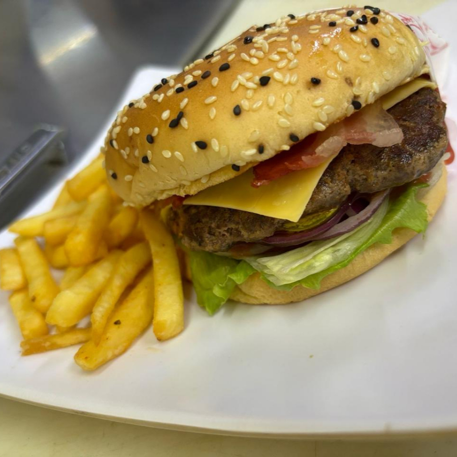 Hamburguesa con Papas
