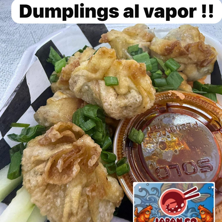 Dumplings al vapor