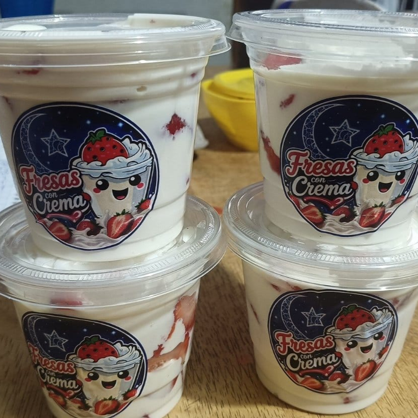 Fresas con Crema de 10 oz