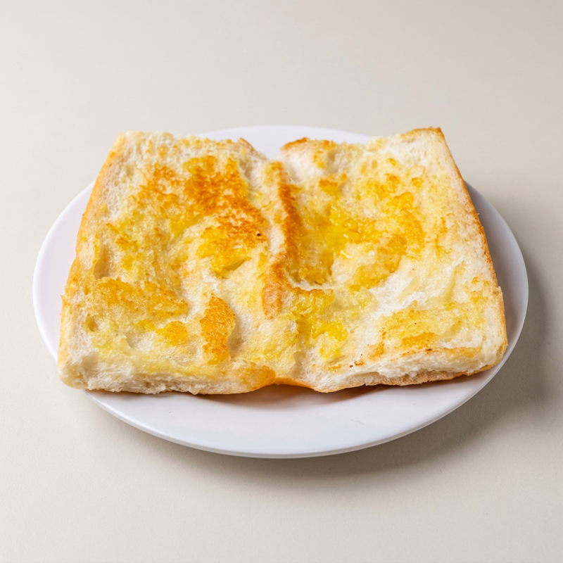 Delicioso 'Pão na Chapa', classificado na categoria 'Sanduíche'. Este prato é uma versão aprimorada do tradicional pão francês, selado com perfeição em uma chapa quente, que realça seu sabor e textura irresistíveis. A generosa camada de manteiga dá um toque adicional de indulgência e suavidade, tornando este sanduíche simples, mas absolutamente satisfatório. Ideal para começar o Dia ou para um lanche rápido, o 'Pão na Chapa' é a escolha perfeita para os apreciadores de sabores autênticos e reconfortantes.