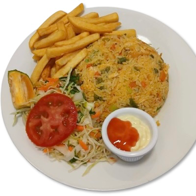 Plato de Arroz con Pollo