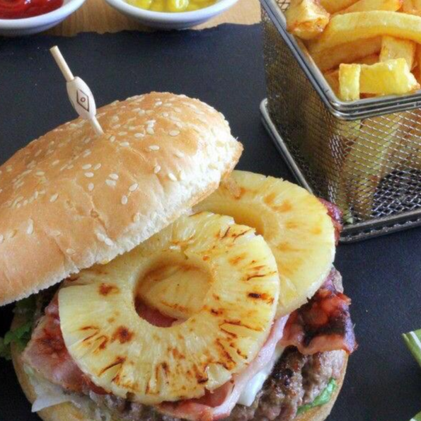 Hamburguesa Hawaiana