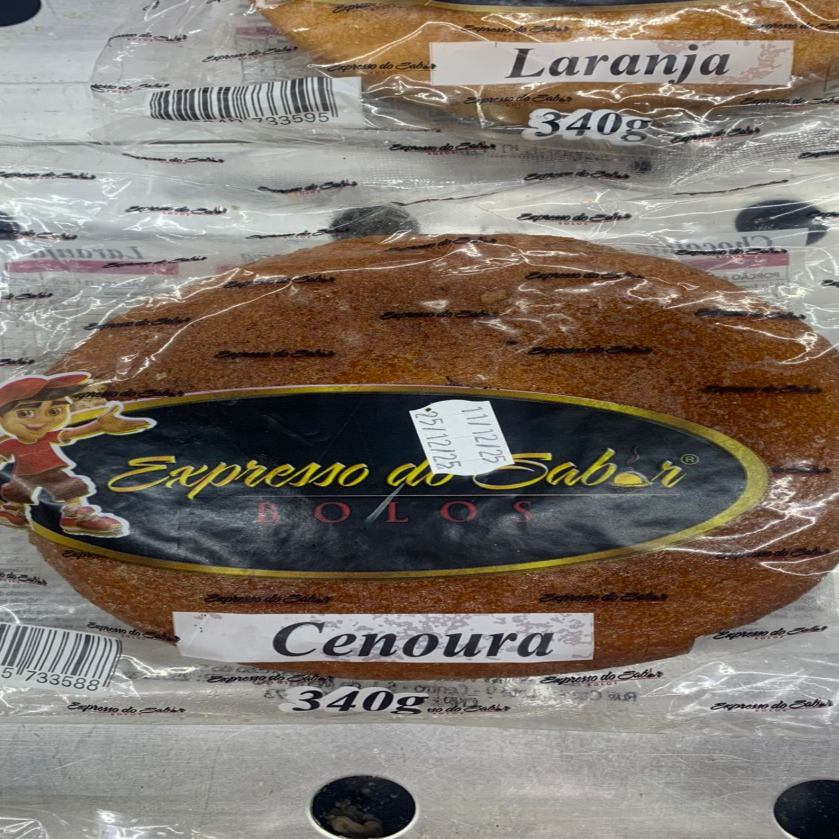 A padaria garante bolos com sabores irresistíveis e de qualidade.
