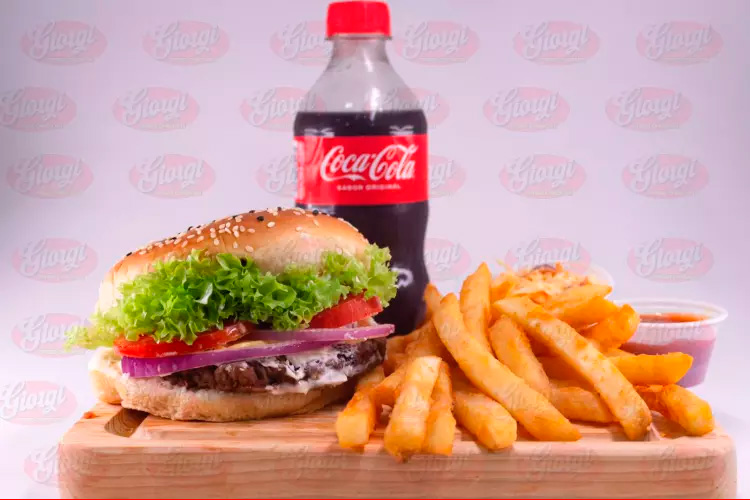 Combo De Hamburguesa De Res