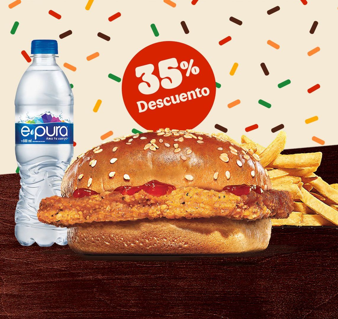 King Jr Hamburguesa de Pollo