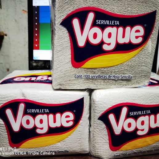 Vogue Servilletas Paquete 100 Pzas