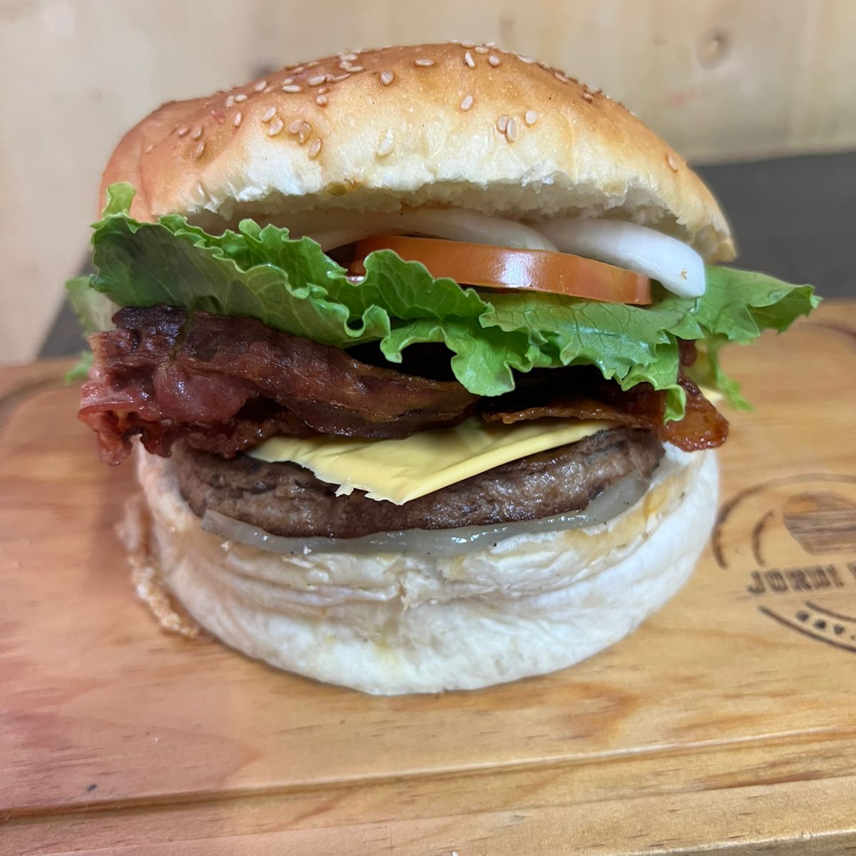 Hamburguesa C/Tocino