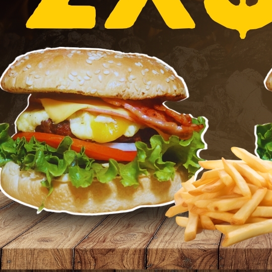 Combo - Hamburguesa Cheesy + Papas