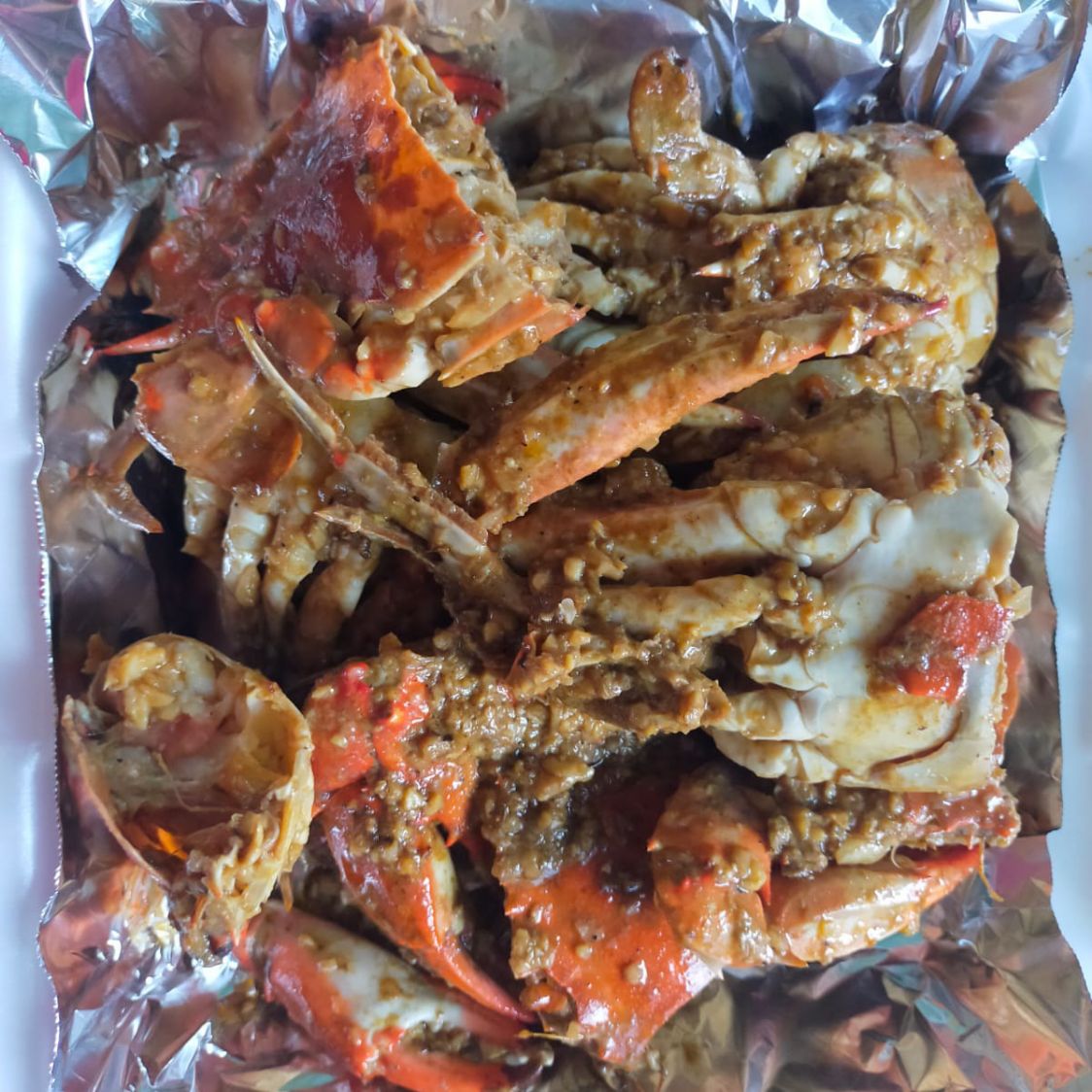 Jaibas al Mojo de Ajo