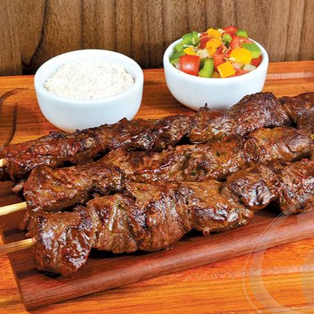 Espeto assado na Brasa.