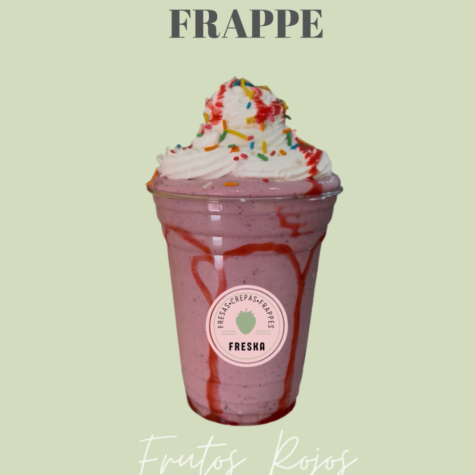 FRAPPE FRUTOS ROJOS