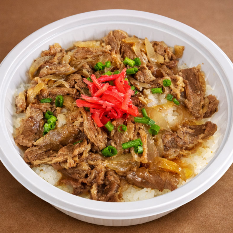 É um prato muito popular no Japão. É composto por arroz japonês (shiro gohan) na parte interior e costela bovina dessossada que foi cozido em molho a base de sake, shoyu, mirim. Muito saboroso.