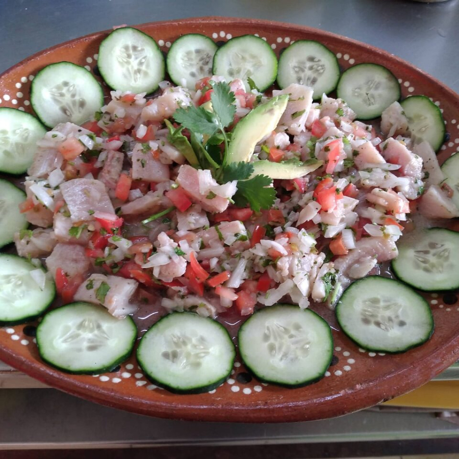 1/2 Litro Ceviche de Pezcado