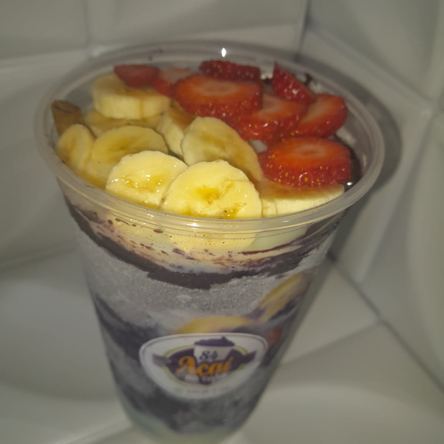 Leite condensado, Leite em pó, Morango e Banana