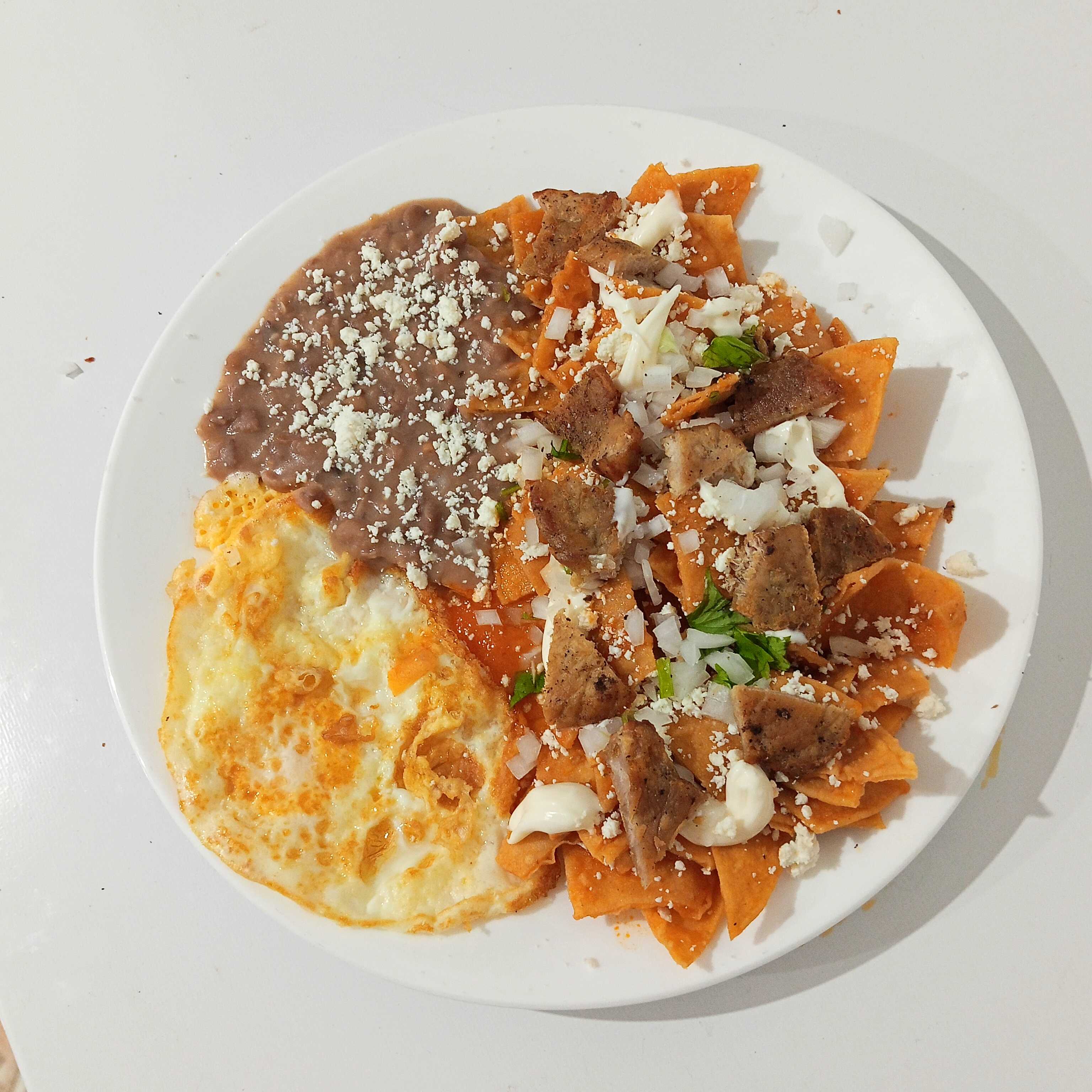 Chilaquiles con Carne