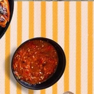 Porción de salsa.