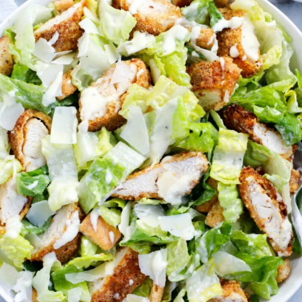 Ensalada Caesar con Pollo