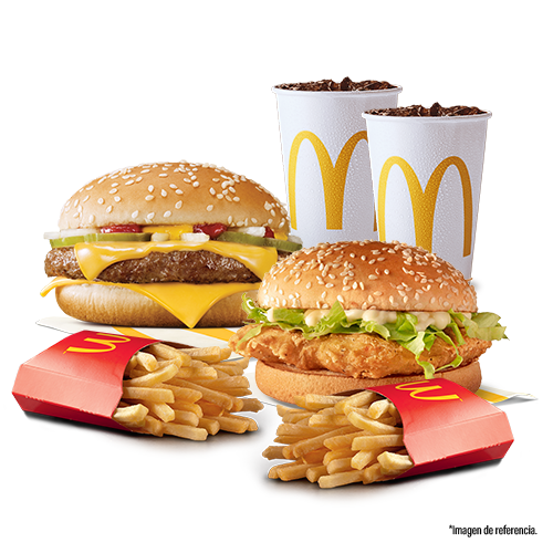 McCombo Mediano Cuarto de Libra + McCombo Mediano McPollo