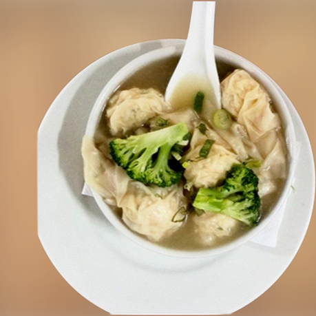 Sopa De Wantan Con Camarones