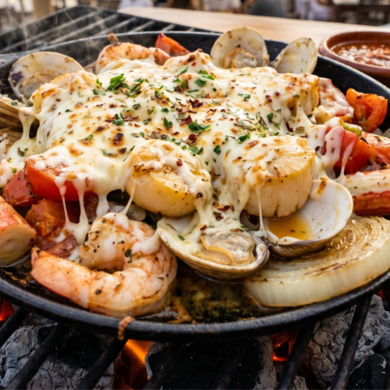 Combo Parrillada de Mariscos para 2 Personas 500 G