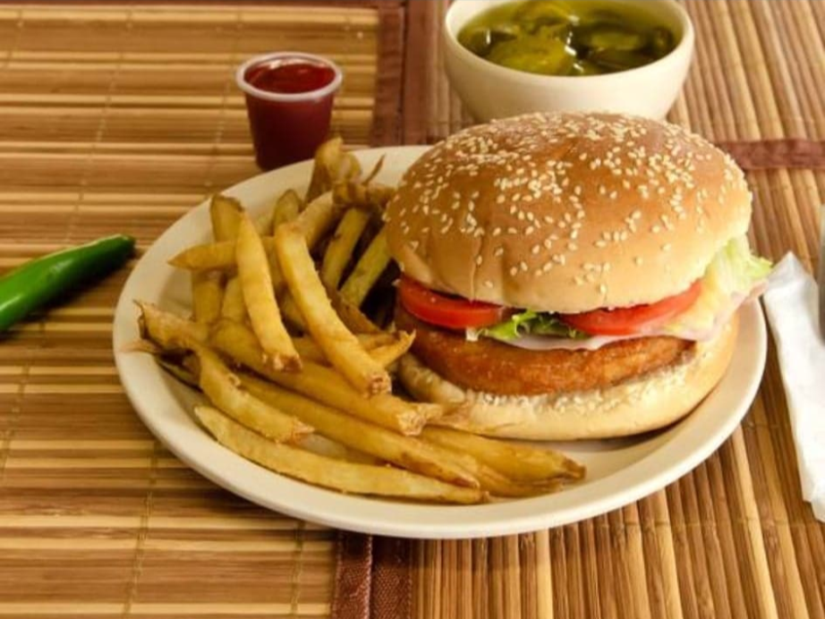 Hamburguesa Doble de Pollo