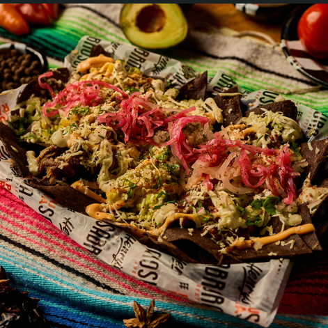 Nachos Tinga De Pollo