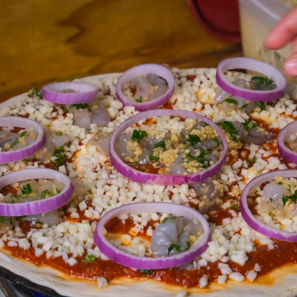 Pizza Gamberi Mediana