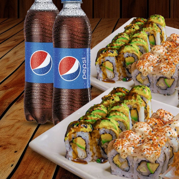 48 Makis + 2 pepsis