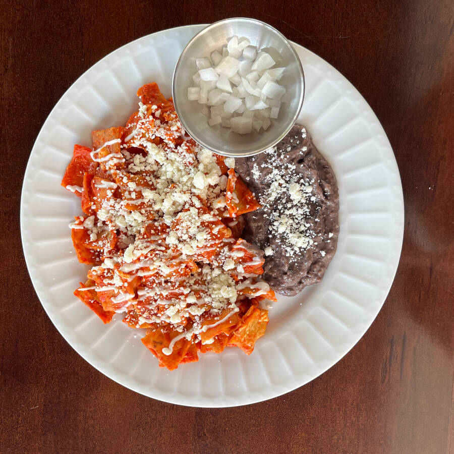 Chilaquiles Rojos