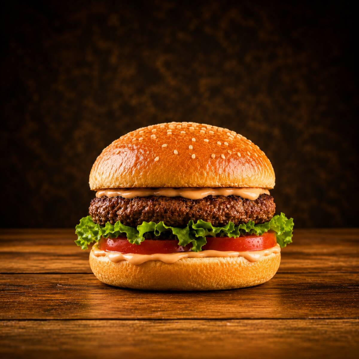 Hamburguesa clásica tradicional