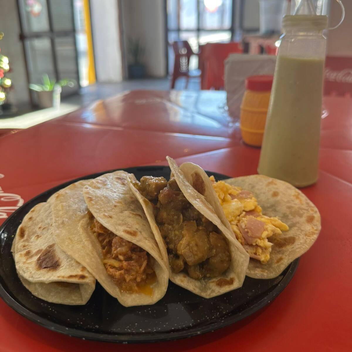 Taco de Harina de Chicharron Prensado