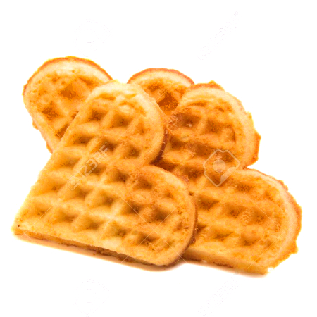 Waffle de Corazones