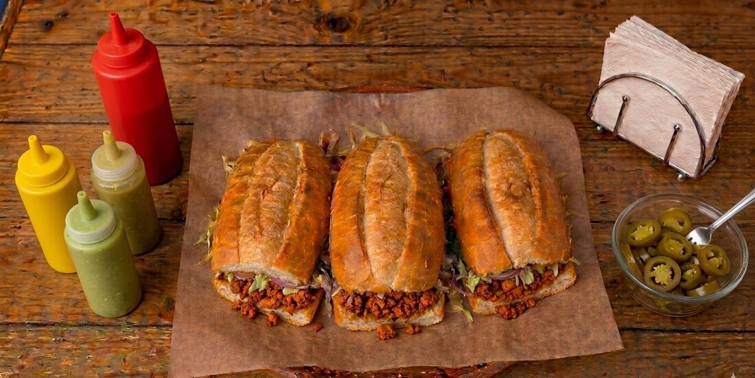 3 Lonches de Adobada