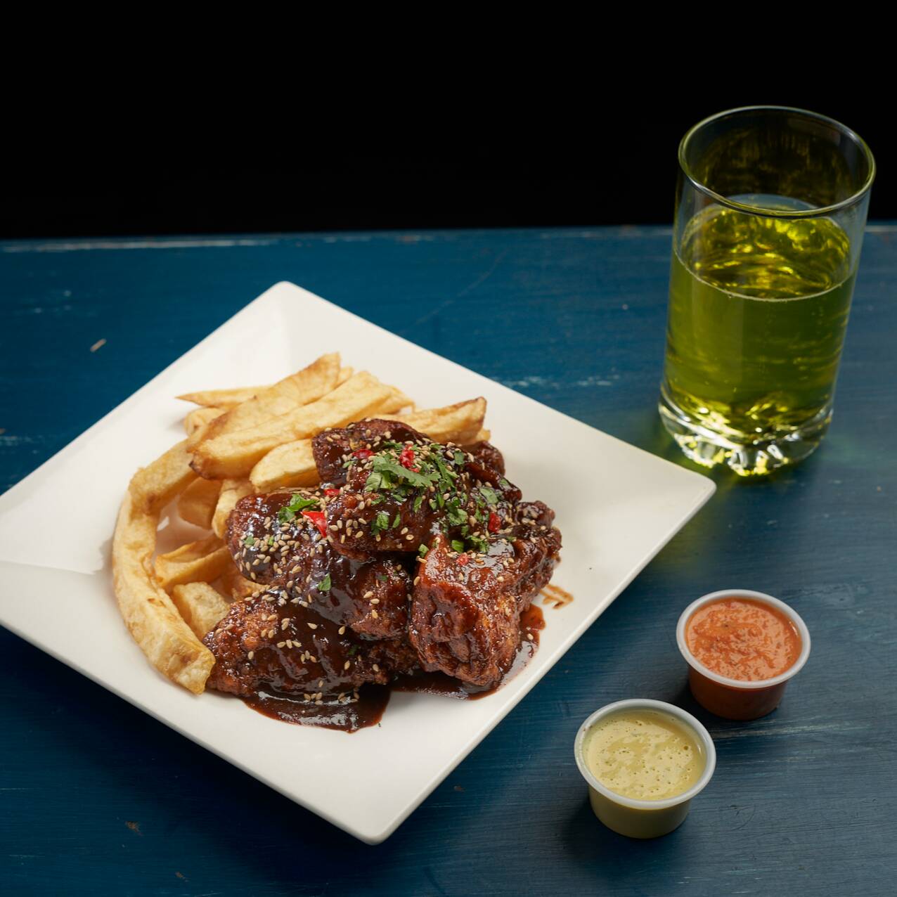 Alitas en salsa BBQ x 6 unidades